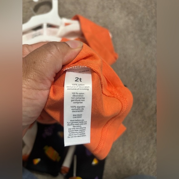 Carter's Just One You Girls' 4pc
Cotton Long Sleeve Ghost Halloween Pajama Set - Picture 4 of 4